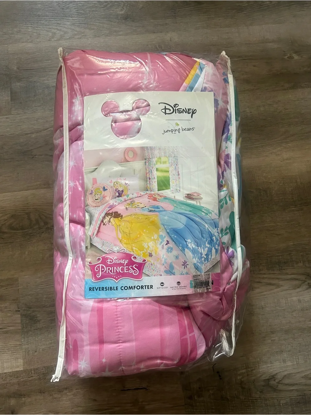 Disney Princess Reversible Comforter Soft And Cozy Size Twin Belle Cinderella
